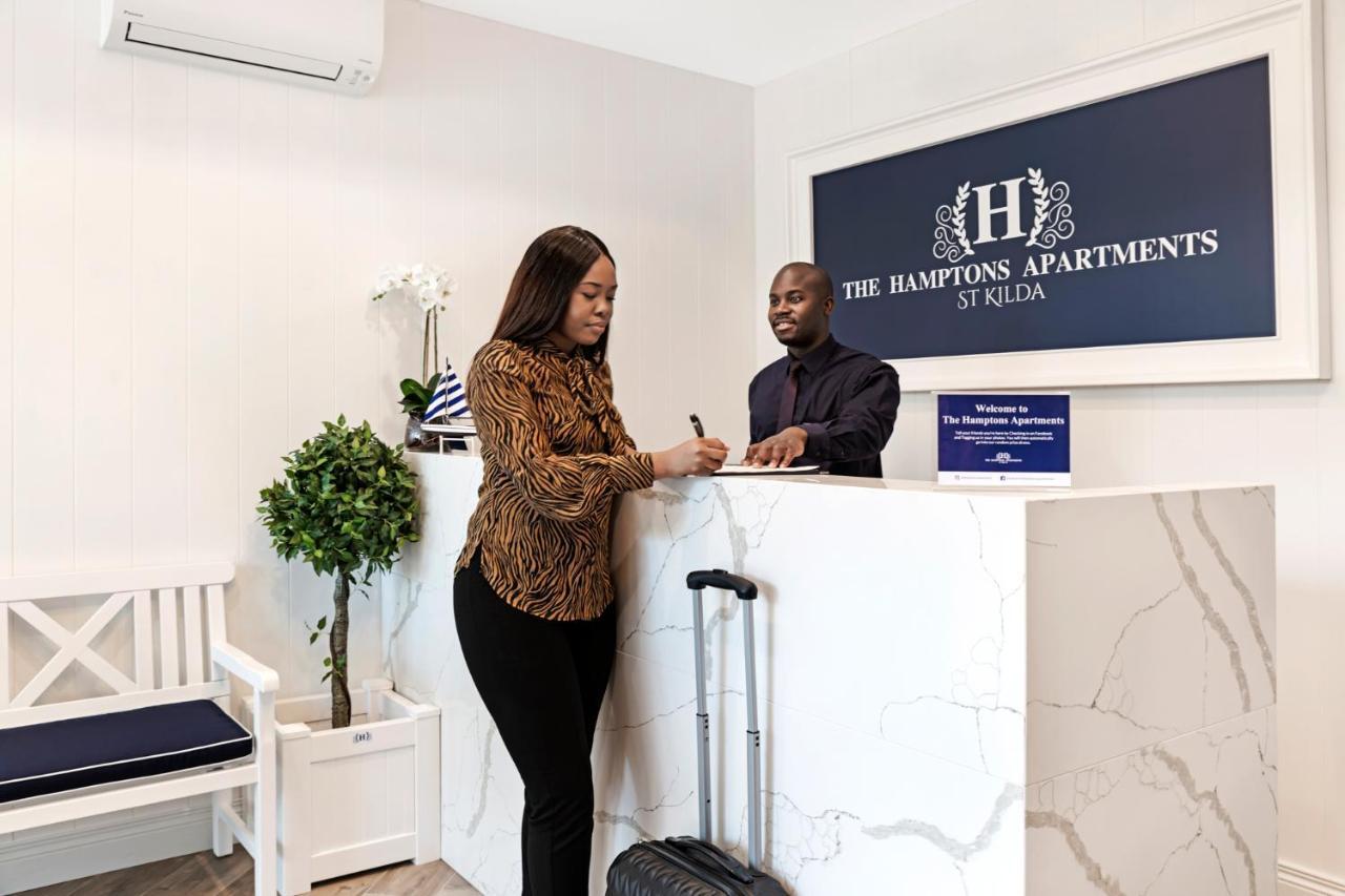 The Hamptons Apartments - St Kilda Melbourne Bagian luar foto