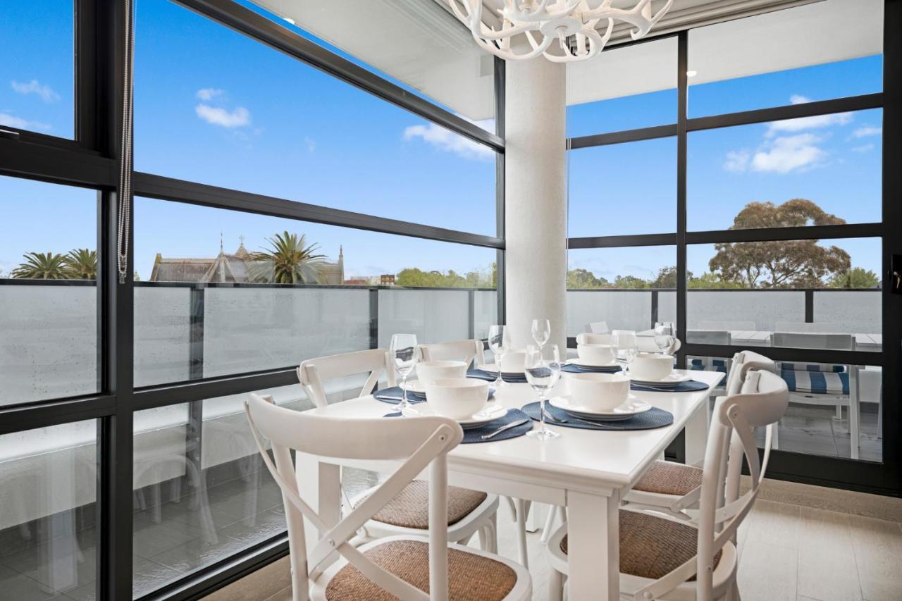 The Hamptons Apartments - St Kilda Melbourne Bagian luar foto